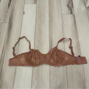 Natori Lace Underwire Rust Bra